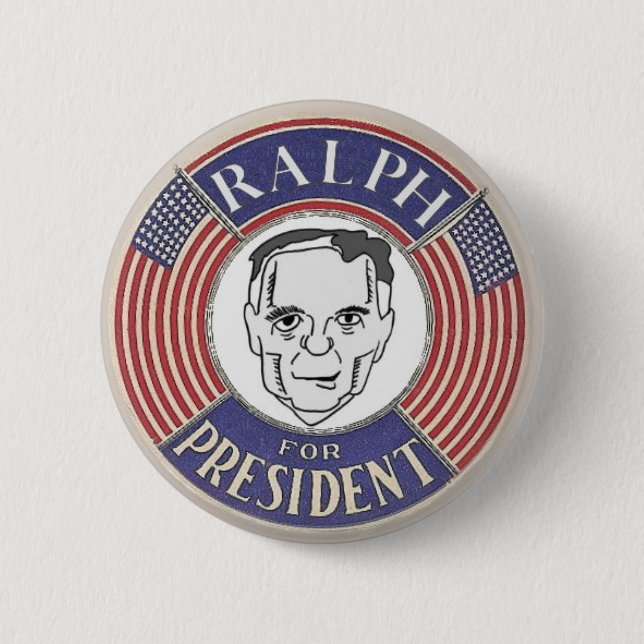 Schaltfläche Ralph Nader 2012 Button (Vorderseite)