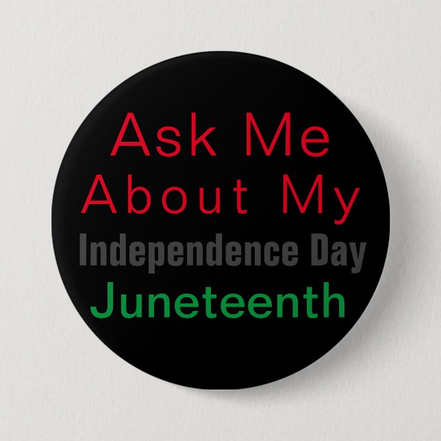 Schaltfläche "Red Black Green US Black History" im Button (Vorderseite)