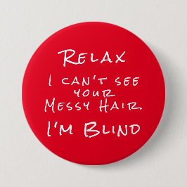 Schaltfläche "Red White Eye Doctor Joke" Button