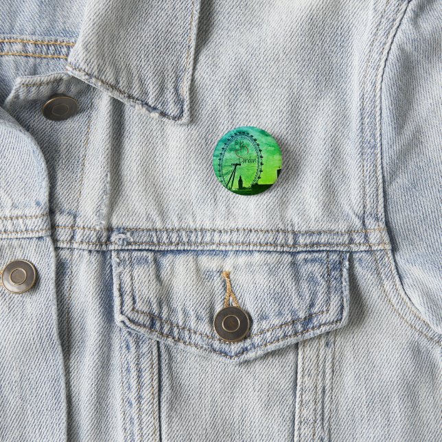 Schaltfläche Reisen London England Zubehör Button (Beispiel)