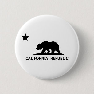 Schaltfläche Republik Kalifornien Button