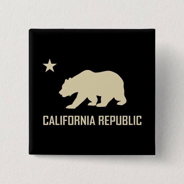 Schaltfläche Republik Kalifornien Button (Vorderseite)