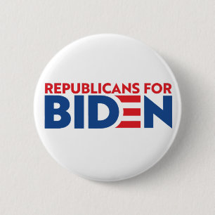 Schaltfläche "Republikaner für die Biden-Kampagn Button