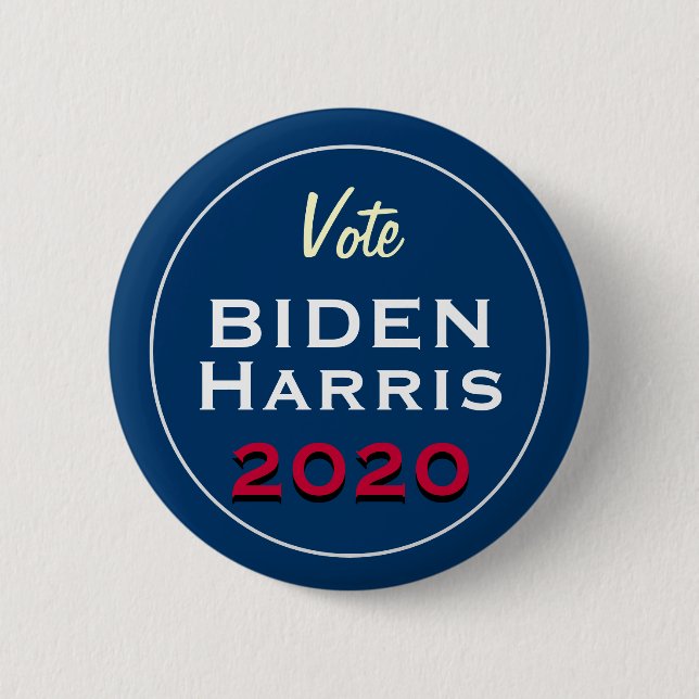 Schaltfläche "Retro Campaign" bei Vote BIDEN HARRI Button (Vorderseite)