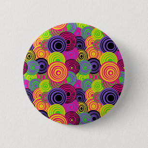 Schaltfläche "Retro-Farbkreise" Button