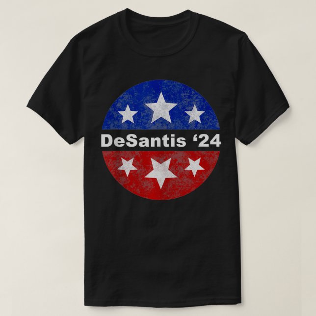 Schaltfläche RON DESANTIS 2024 T-Shirt DeSantis (Design vorne)