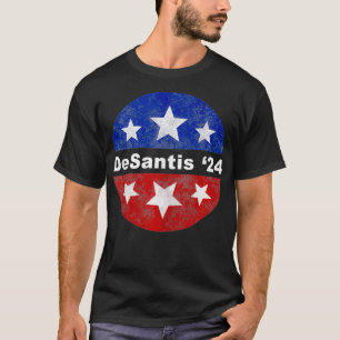 Schaltfläche RON DESANTIS 2024 T-Shirt DeSantis