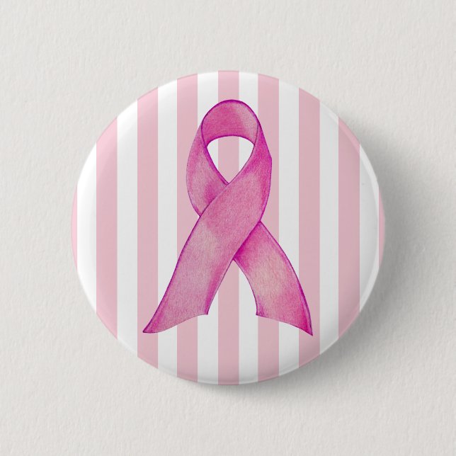 Schaltfläche "Rosa Streifen" Button (Vorderseite)