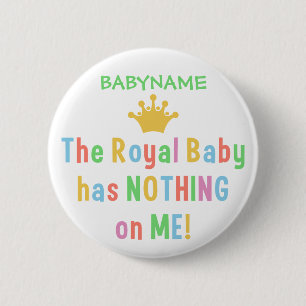 Schaltfläche Royal Baby Button