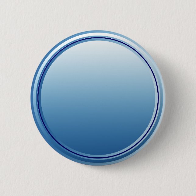 SCHALTFLÄCHE RUND blauer Farbverlauf + Ihr Text Button (Vorderseite)