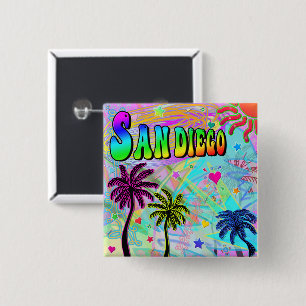 Schaltfläche San Diego Vivid Romanum Button