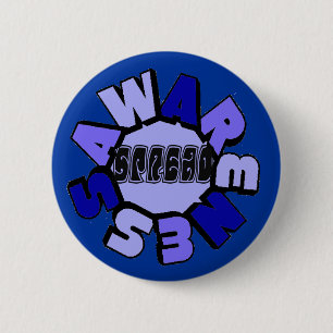 Schaltfläche "Sensibilisierung (blau)" Button
