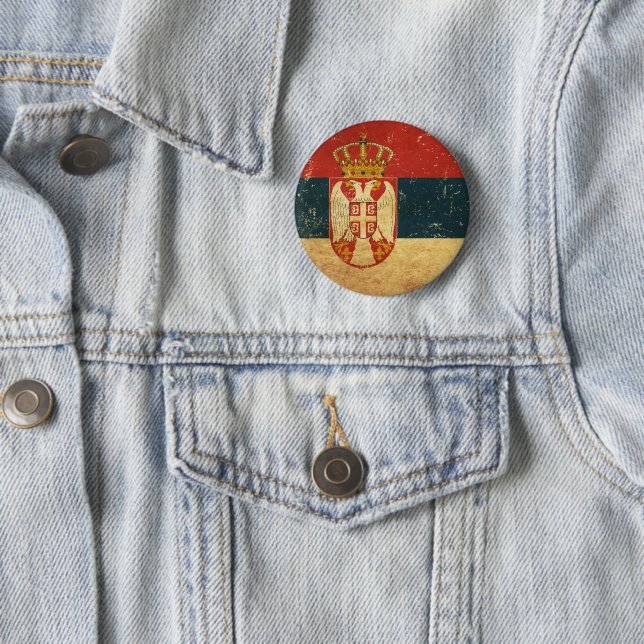 Schaltfläche "Serbien" Button (Beispiel)