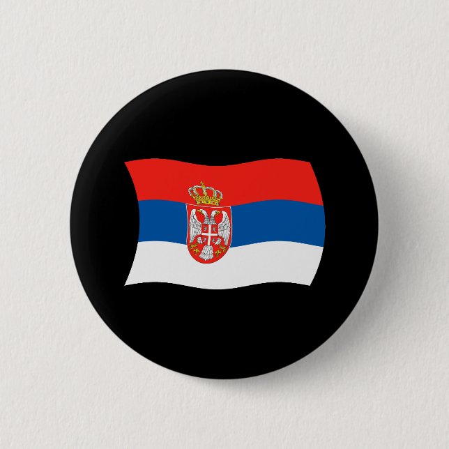 Schaltfläche "Serbien" Button (Vorderseite)