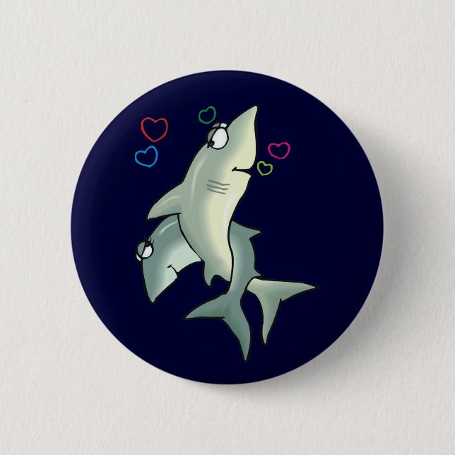 Schaltfläche "Shark-Liebe" Button (Vorderseite)