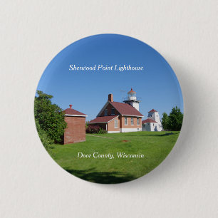 Schaltfläche Sherwood Point Lighthouse Button