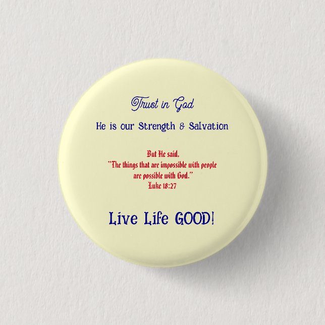 Schaltfläche "Spiritualität Spaß" Inspiration Button (Vorderseite)