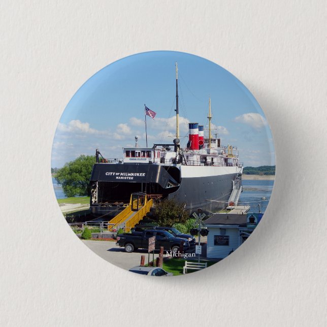 Schaltfläche Stadt Milwaukee Button (Vorderseite)