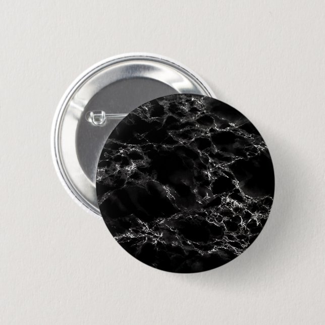 Schaltfläche "Stone" aus schwarzem Marmor Button (Vorne & Hinten)