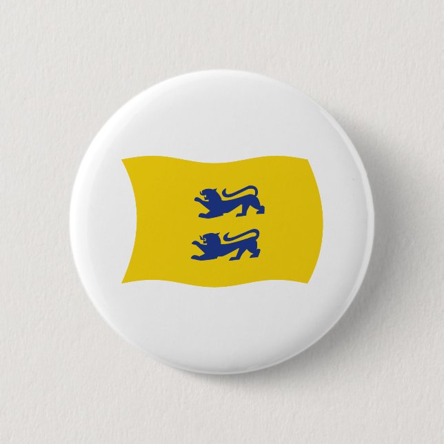 Schaltfläche "Südliche Schleswig-Flagge" für die d Button (Vorderseite)