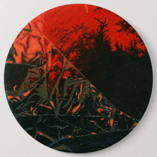 Schaltfläche "Sumpffeuer #3" für Abstrakte Kunst Button