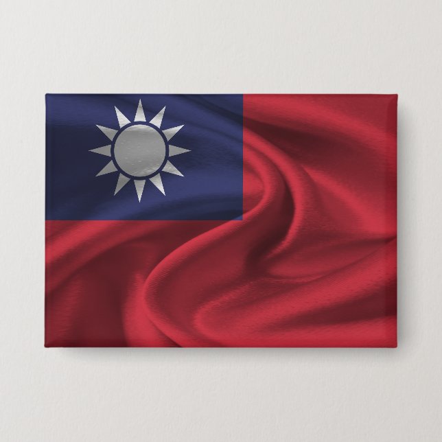 Schaltfläche Taiwan Flag Button (Vorderseite)