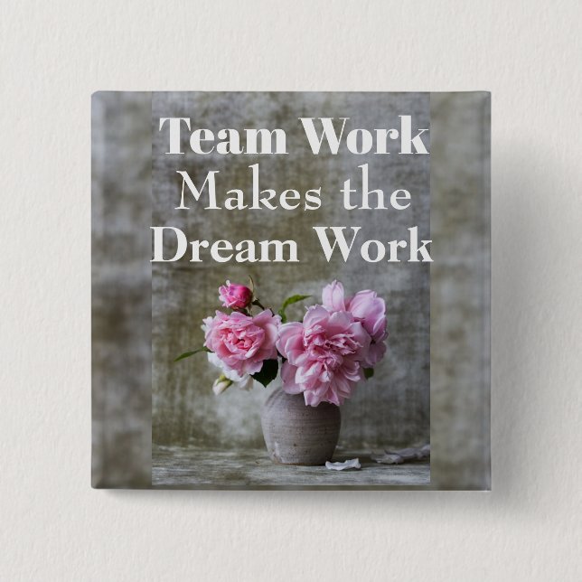 Schaltfläche Teamarbeit Button (Vorderseite)