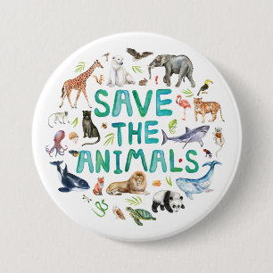 Schaltfläche "Tiere gerettet" Button