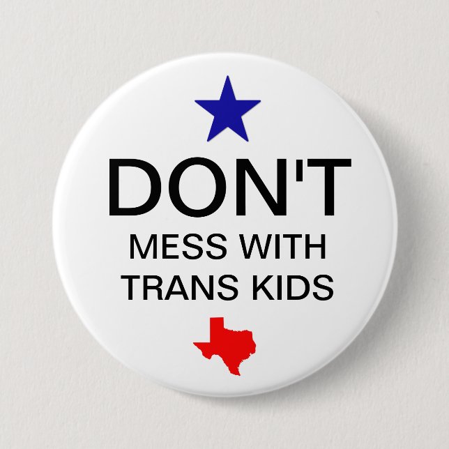 Schaltfläche "Trans Kids" Button (Vorderseite)