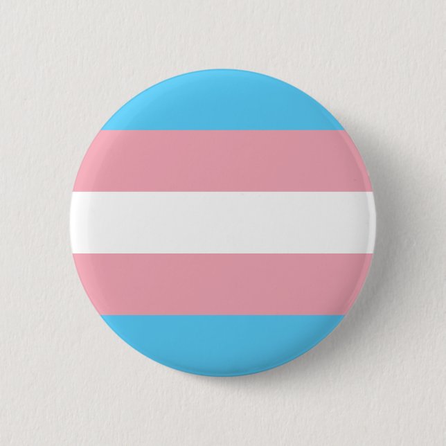 Schaltfläche "Transgender-Flag" Button (Vorderseite)