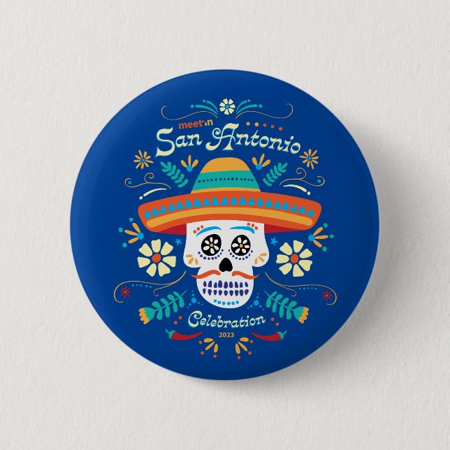 Schaltfläche "Treffen in San Antonio" Button (Vorderseite)
