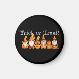 Schaltfläche "Trick oder Treat Gnomes" Magnet