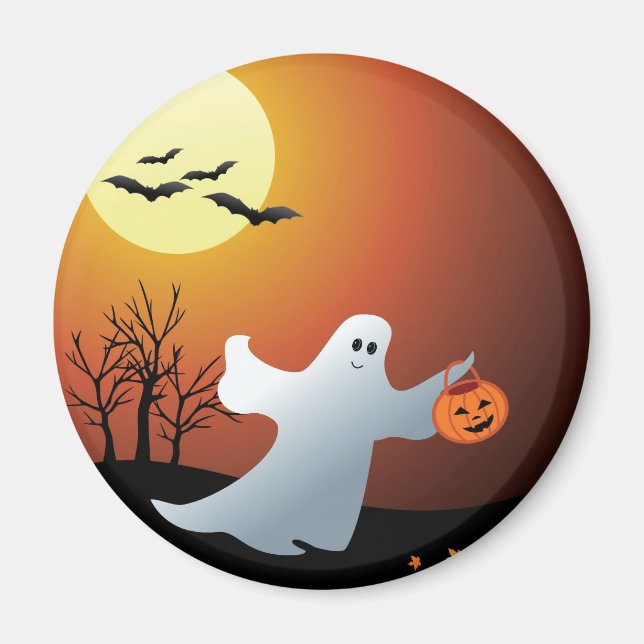 Schaltfläche TrickOrTreat Magnet (Vorne)