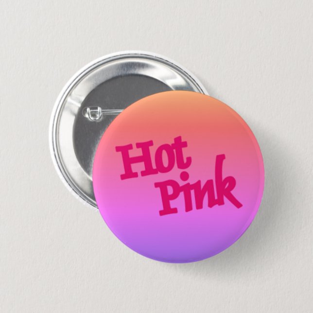 Schaltfläche "Umkehrend" in Pink Button (Vorne & Hinten)