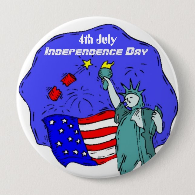 Schaltfläche "Unabhängigkeitstag" Button (Vorderseite)