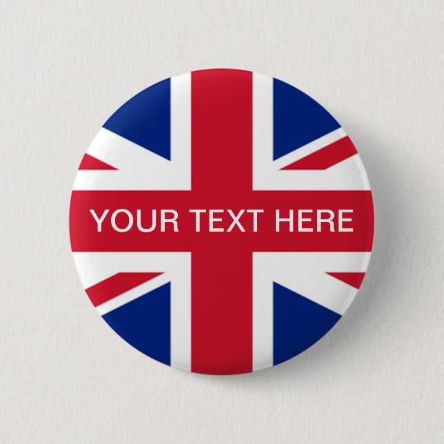 Schaltfläche "Union Jack UK" Button (Vorderseite)