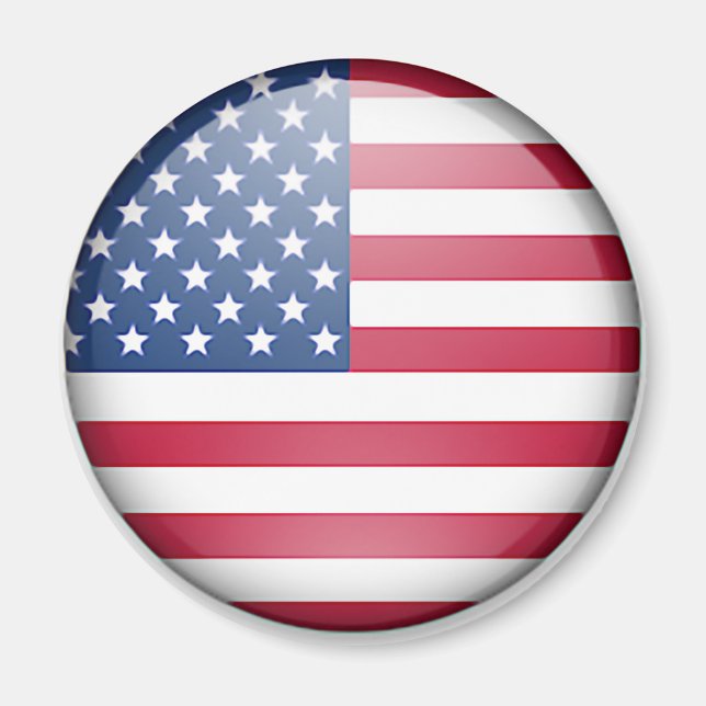 Schaltfläche "USA" Magnet (Vorne)