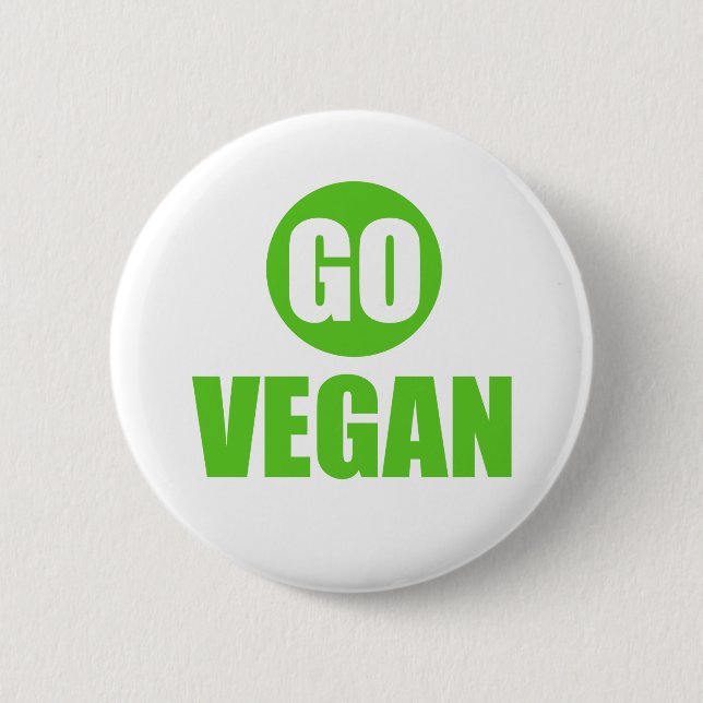 Schaltfläche "Veganes Abzeichen-Button" Button (Vorderseite)