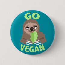 Schaltfläche "Veganes Niedliches Abzeichen-Button"