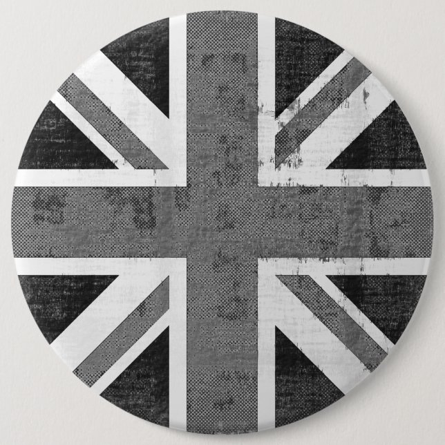 Schaltfläche "Vintage Flagge Vereinigtes Königreic Button (Vorderseite)