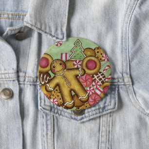 Schaltfläche "Weihnachtsgingerbrot" Button