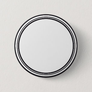 SCHALTFLÄCHE Weiß & Schwarz + Ihr Text Button