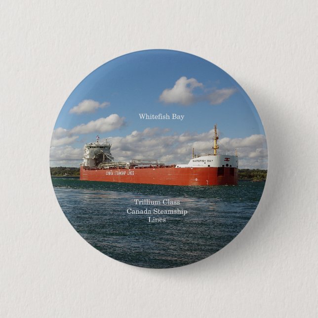 Schaltfläche "Whitefish Bay" Button (Vorderseite)