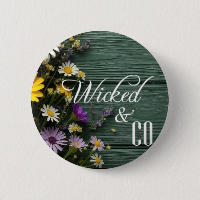 Schaltfläche "Wicken & CO" 1 Runde Button (Vorderseite)