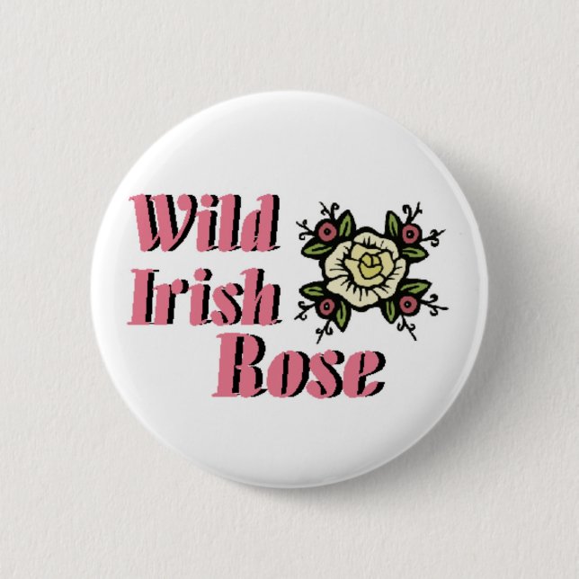 Schaltfläche "Wild Irish Rose" Button (Vorderseite)