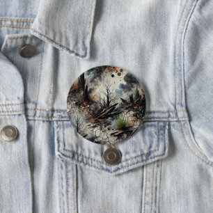 Schaltfläche "Wildfire Aftermathe Abstrakt Art" Button