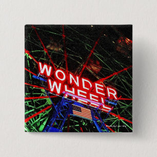 Schaltfläche 'Wunderrad Neon' Square Button