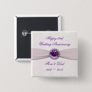 Schaltfläche zum 33. Hochzeitstag Button