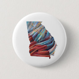 Schaltfläche zum Anmalen der Flagge in Georgien Button