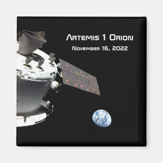 Schaltfläche zum blauen Marmor des Artemis Orion S Magnet (Vorne)